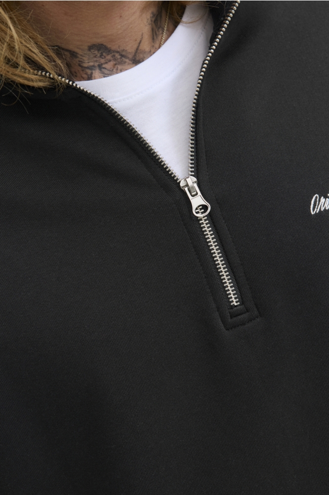 JORNORREBRO EMB SWEAT HIGH NECK SN 12282899 BLACK